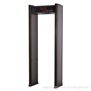 Airport Walkthrough Metal Detector Door With 35w , 6 Zones